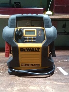 DEWALT Portable Power Booster and Air Compressor - Yellow and Black